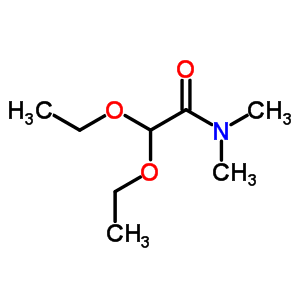 2,2-二乙氧基-N，N-二甲基乙酰胺分子式结构图