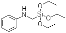 苯胺甲基三乙氧基硅烷分子式结构图