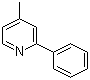 4-甲基-2-苯基吡啶分子式结构图