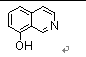 8-羟基异喹啉分子式结构图