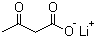 乙酰乙酸锂分子式结构图