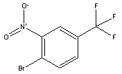 4-溴-3-硝基三氟甲苯分子式结构图