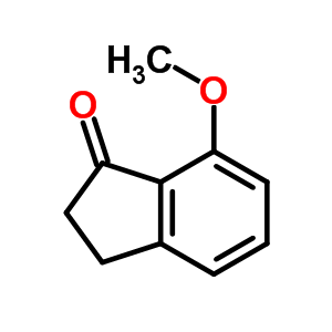 7-甲氧基-1-茚酮分子式结构图