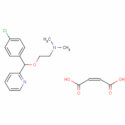 马来酸罗托沙敏分子式结构图