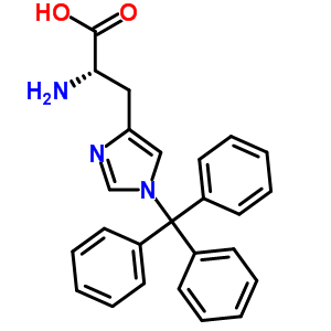 H-His(Trt)-OH分子式结构图