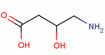 α-羟基-γ-氨基丁酸分子式结构图