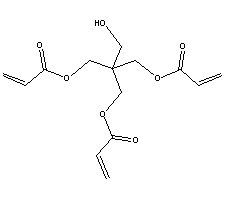 季戊四醇三丙烯酸酯分子式结构图