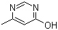 4-羟基-6-甲基嘧啶分子式结构图