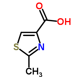 2-甲基-1,3-噻唑-4-羧酸分子式结构图