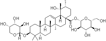 苦丁冬青甙 H分子式结构图