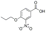 3-硝基-4-丙氧基苯甲酸分子式结构图