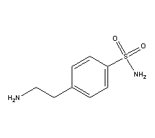 4-(2-氨乙基)苯磺酰胺分子式结构图