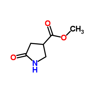 5-吡咯烷酮-3-甲酸甲酯分子式结构图