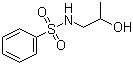 N-(2-羟丙基)苯磺酰胺分子式结构图