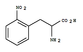 2-硝基苯丙氨酸分子式结构图