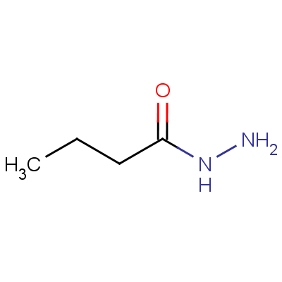 丁酸肼分子式结构图