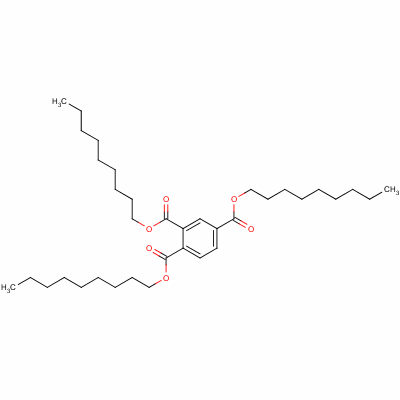 偏苯三酸三壬酯分子式结构图