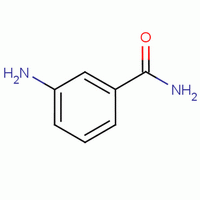 3-氨基苯甲酰胺分子式结构图