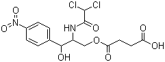 琥珀酸氯霉素分子式结构图