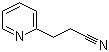 2-(2-氰乙基)吡啶分子式结构图