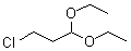 3-氯丙醛二乙基乙缩醛分子式结构图