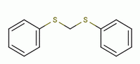 双(苯硫基)甲烷分子式结构图