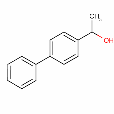 1-(4-联联苯基)乙醇分子式结构图