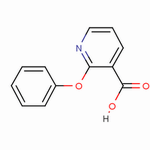 2-苯氧基烟酸分子式结构图