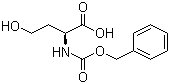 N-苄氧羰基-L-高丝氨酸分子式结构图