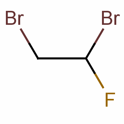 1,2-二溴氟乙烷分子式结构图