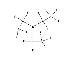 全氟三乙胺分子式结构图