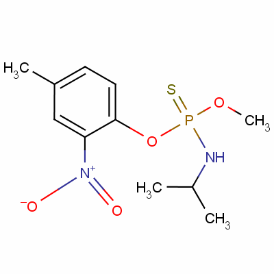 甲基胺草磷分子式结构图