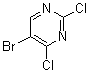 5-溴-2,4-二氯嘧啶分子式结构图