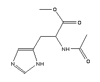 AC-His-OMe分子式结构图