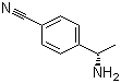 (S)-(-)-1-(4-氰基苯基)乙胺分子式结构图