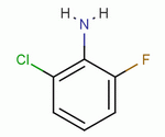 2-氯-6-氟苯胺分子式结构图