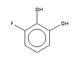 3-氟苯邻二酚分子式结构图