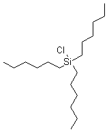 氯三己基硅烷分子式结构图
