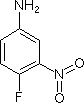 3-硝基-4-氟苯胺分子式结构图