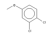3,4-二氯苯甲醚分子式结构图