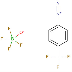 4-(三氟甲基)重氮苯四氟硼酸盐分子式结构图