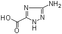 5-氨基-1,2,4-三氮唑-3-羧酸分子式结构图