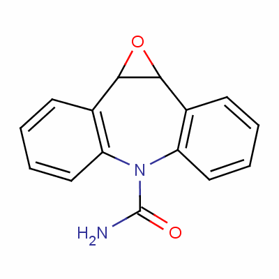 卡马西平 10,11-环氧化物分子式结构图