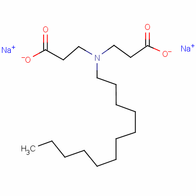 N-十二烷基亚氨基二丙酸二钠分子式结构图