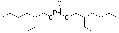 双(2-乙基己基)磷酸分子式结构图