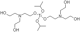 二(三乙醇胺)钛酸二异丙酯分子式结构图