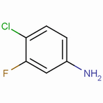  3-氟-4-氯苯胺分子式结构图
