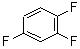 1,2,4-三氟苯分子式结构图