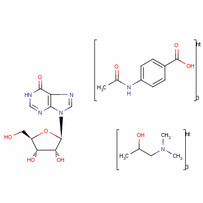 异丙肌苷分子式结构图