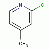 2-氯-4-甲基吡啶分子式结构图